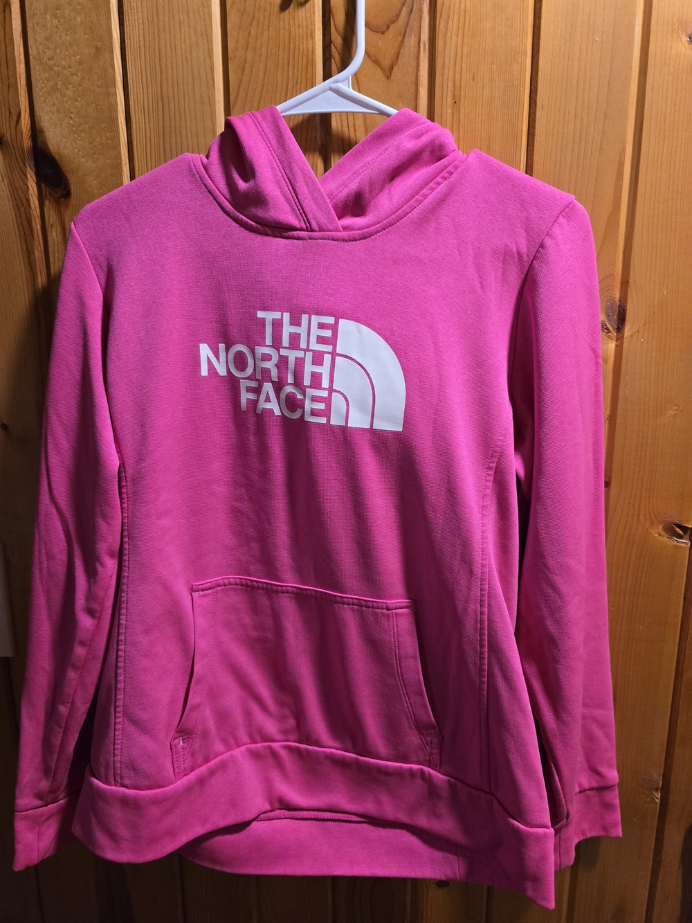 The North Face Pink Logo Hoodie
